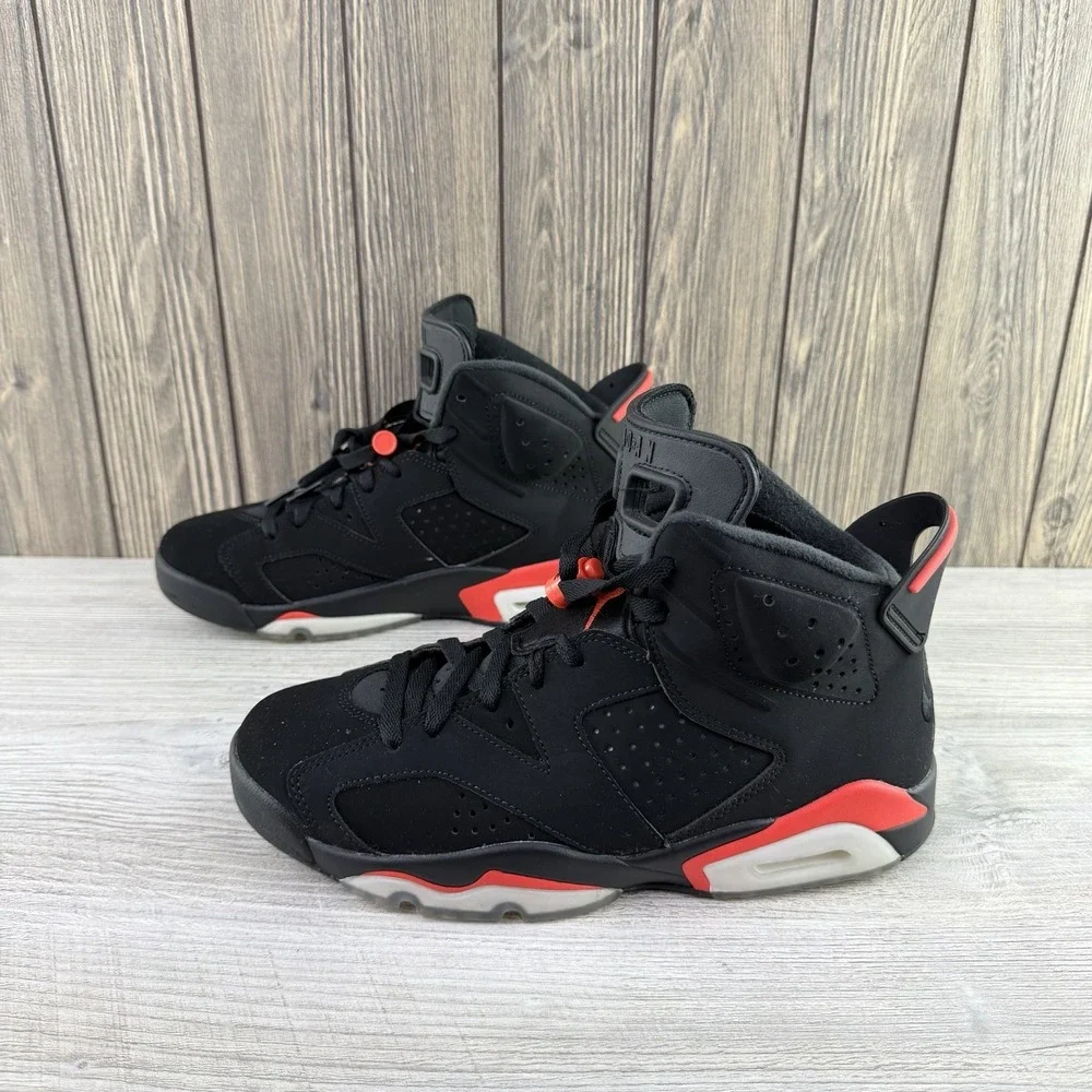 Nike Air Jordan 6 Retro Black Infrared 2019 384664-060 Men's Size 7.5 OG Box